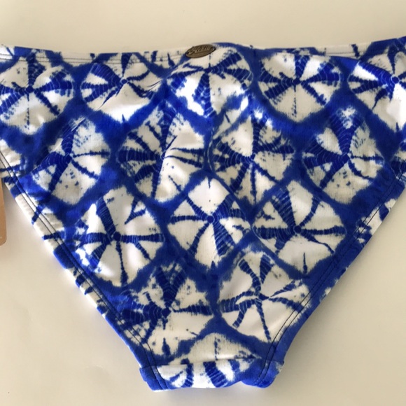 Hobie blue cream swim bottom size XL NWT - Picture 2 of 6